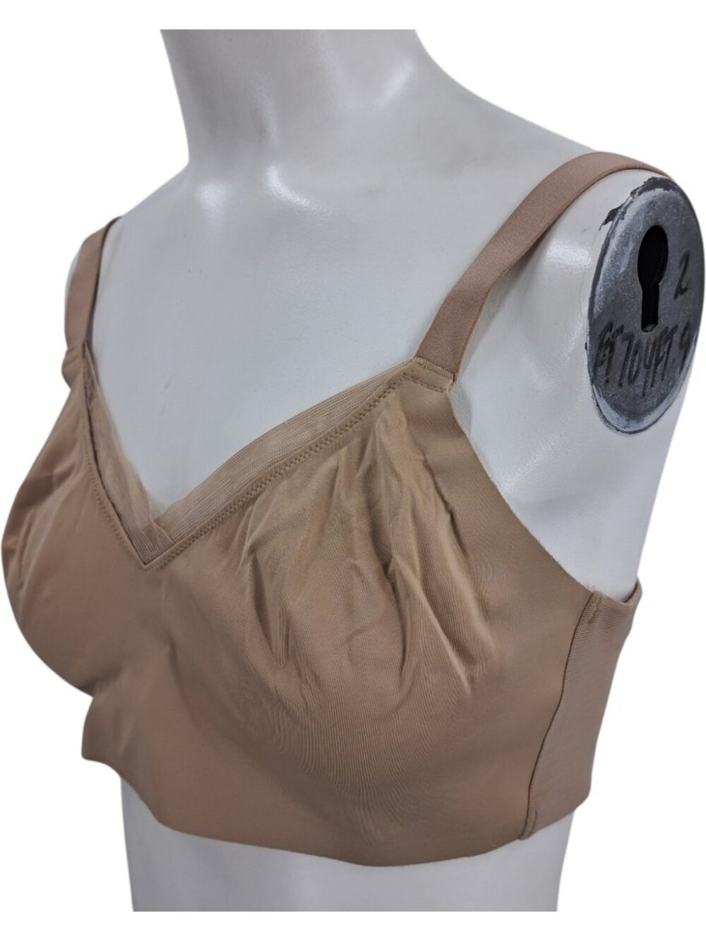 ThirdLove Classic Crossover Minimizer Full Coverage Bra Size 34D Beige